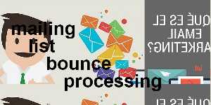 mailing list bounce processing