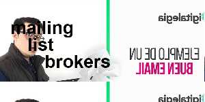 mailing list brokers