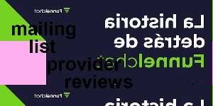 mailing list provider reviews