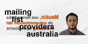 mailing list providers australia