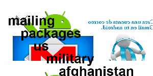 mailing packages us military afghanistan