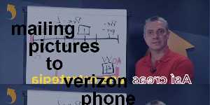 mailing pictures to verizon phone