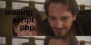 mailing script php