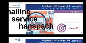 mailing service hanspach