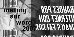 mailing sur word 2007