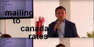 mailing to canada rates