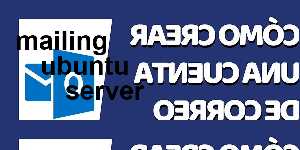 mailing ubuntu server