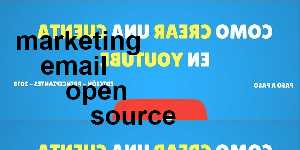 marketing email open source