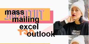 mass mailing excel outlook