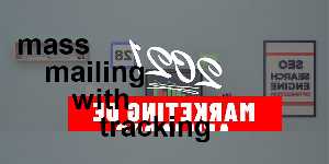 mass mailing with tracking