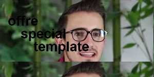 offre special template