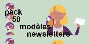 pack 50 modèles newsletters