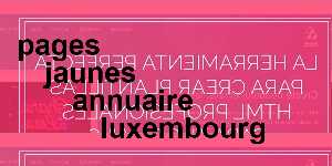 pages jaunes annuaire luxembourg