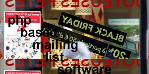 php based mailing list software
