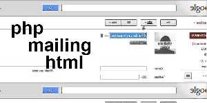 php mailing html