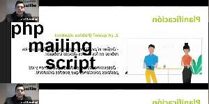 php mailing script