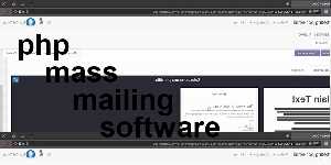 php mass mailing software