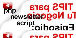 php newsletter script