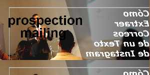 prospection mailing
