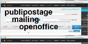 publipostage mailing openoffice