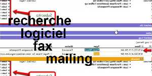 recherche logiciel fax mailing