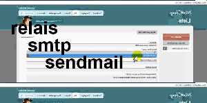 relais smtp sendmail