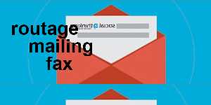 routage mailing fax