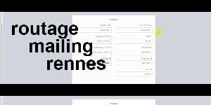routage mailing rennes