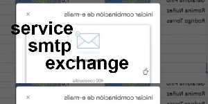 service smtp exchange