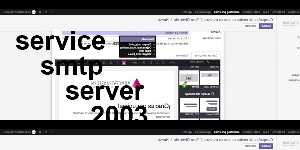 service smtp server 2003