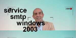 service smtp windows 2003