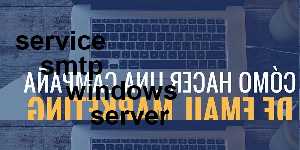 service smtp windows server