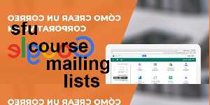 sfu course mailing lists