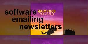 software emailing newsletters