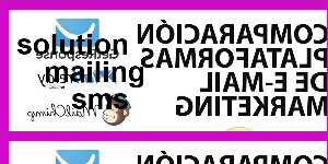 solution mailing sms