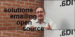 solutions emailing open source