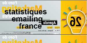 statistiques emailing france