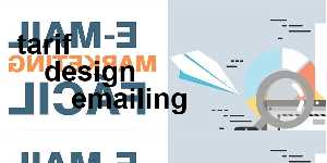 tarif design emailing