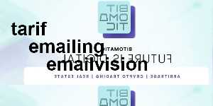 tarif emailing emailvision