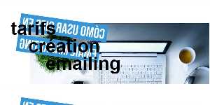 tarifs création emailing