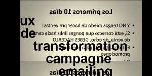 taux de transformation campagne emailing