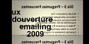 taux douverture emailing 2009