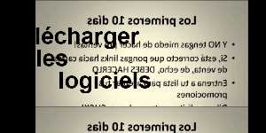 t&eacute;l&eacute;charger les logiciels