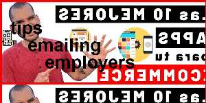 tips emailing employers