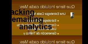 tracking emailing analytics