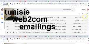 tunisie web2com emailings