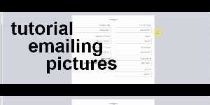 tutorial emailing pictures