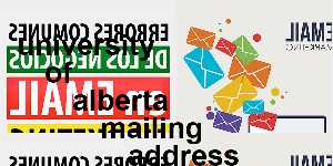 university of alberta mailing address