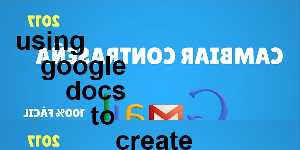 using google docs to create a mailing list