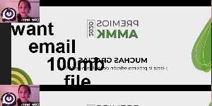 want email 100mb file
